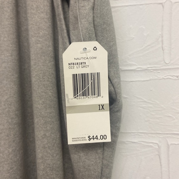 Nautica gray draw sting sweat pants - Picture 3 of 3